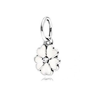 Pandora White Primrose Flower Charm Dangle ONLY 1 in Stock